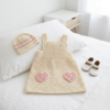 Creamy Vanilla Baby Crochet Pinafore Free Pattern