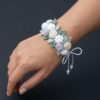 Lavender Fields Crochet Rose Bracelet Free Pattern