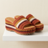 Warm Terracotta Rust Crochet Platform Wedge Sandals Pattern