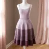 Lavender Dream Lacy Crochet Dress Free Pattern