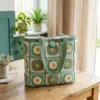 Mint Meadow Granny Square Tote Free Crochet Pattern