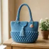 Ocean Blue Summer Handbag Free Crochet Pattern