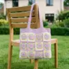 Spring Garden Granny Square Tote Free Crochet Pattern