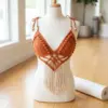 Terracotta Boho Bralette Free Crochet Pattern