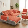 Coral Fan Stitch Sofa Cover Set Free Crochet Pattern