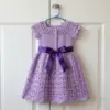 Lavender Lace Party Dress Free Crochet Pattern