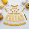 Sunshine Yellow Baby Dress Free Crochet Pattern