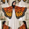 Amber Monarch Butterfly Cape Crochet Pattern