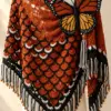 Autumn Monarch Butterfly Shawl Crochet Pattern