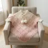 Cream and Blush Ombre Poncho Free Crochet Pattern