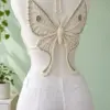 Ivory Moth Open-Back Top Crochet Pattern