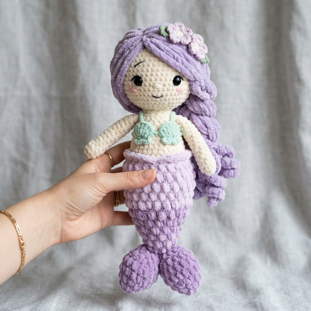Lavender Dream Mermaid Plush