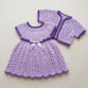 Lavender Dreams Baby Dress Free Crochet Pattern
