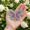 Lavender Garden Butterfly Free Crochet Pattern