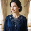 Midnight Navy Starflower Collar Free Crochet Pattern