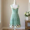 Mint Meadow Crochet Daisy Dress Free Crochet Pattern