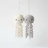Monochrome Minimalist Jellyfish Free Crochet Pattern
