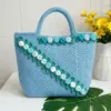 Ocean Blue Coastal Tote Free Crochet Pattern