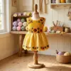 Sunflower Summer Baby Dress Free Crochet Pattern