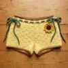 Sunflower Summer Crochet Shorts Free Crochet Pattern