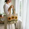 Sunflower Summer Tote Free Crochet Pattern