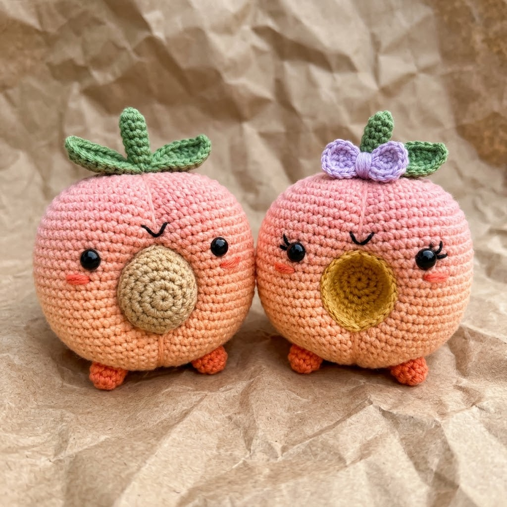 Sweet Peach Amigurumi