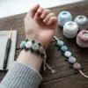 Winter Berry Rose Bracelet Free Crochet Pattern