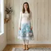 Winter Wonderland Snowflake Skirt Free Crochet Pattern